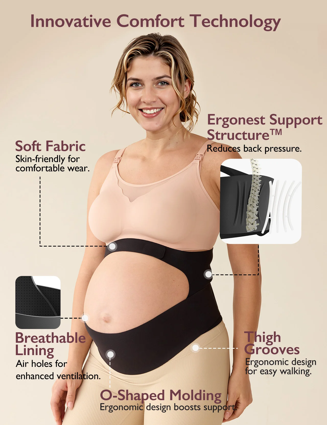 BumpEase - Momcozy Ergonest Maternity Belly Band - Image 6