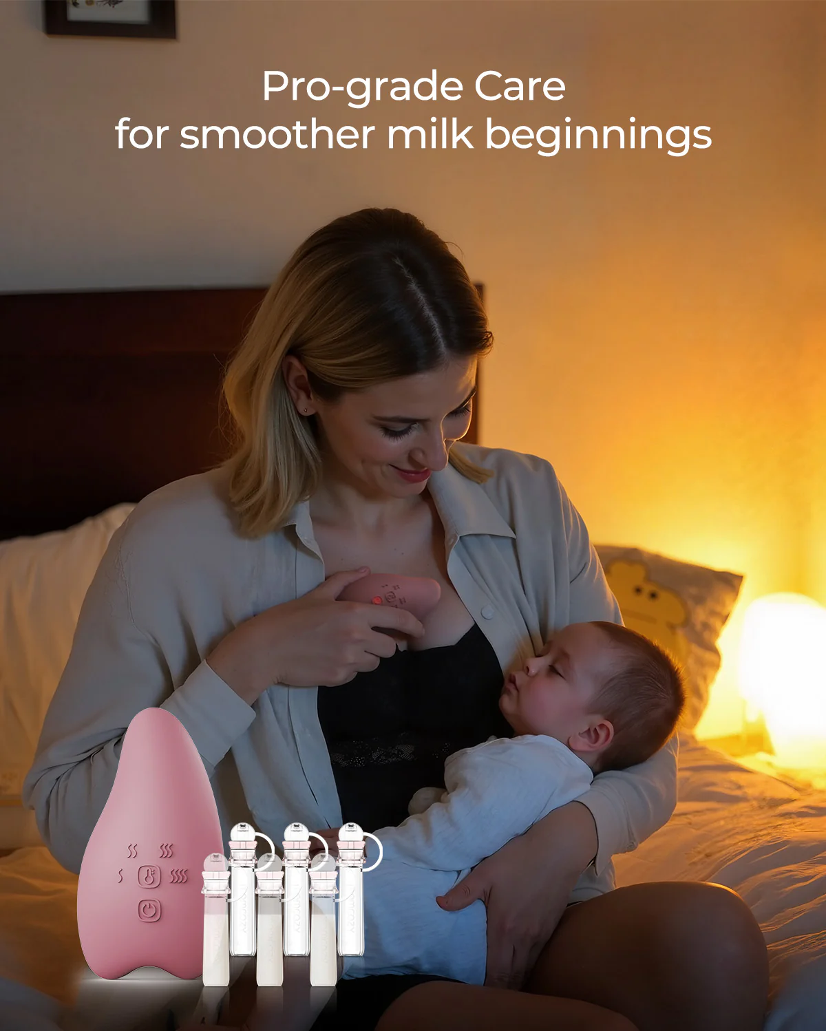 Professional Breastfeeding Bundle: Lactation Massager & Colostrum Milk Collector - Image 2