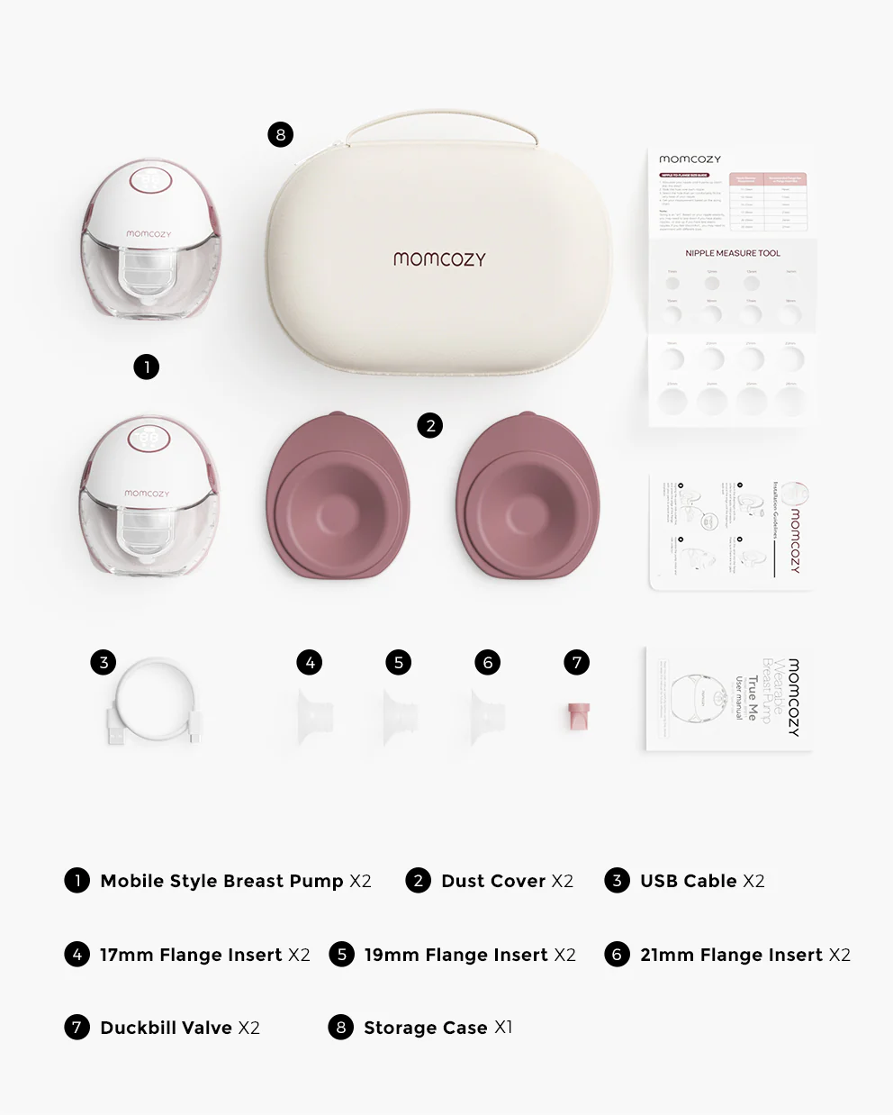 Momcozy Mobile Style™ Hands-free Slim Breast Pump | M6 - Image 13