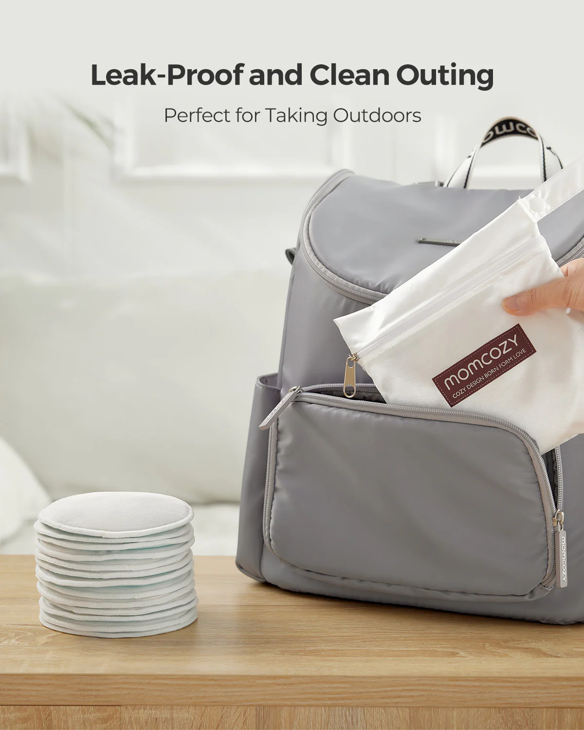 Pumping Essentials Bundle: Breast Pump Wipes, Reusable Breast Pads & Milk Storage Bags - Image 5