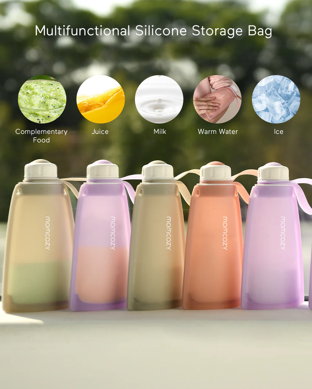 Reusable Silicone Breastmilk Storage Bags 5pcs - Image 10