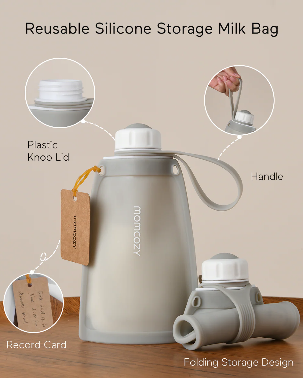 Reusable Silicone Breastmilk Storage Bags 5pcs - Image 20