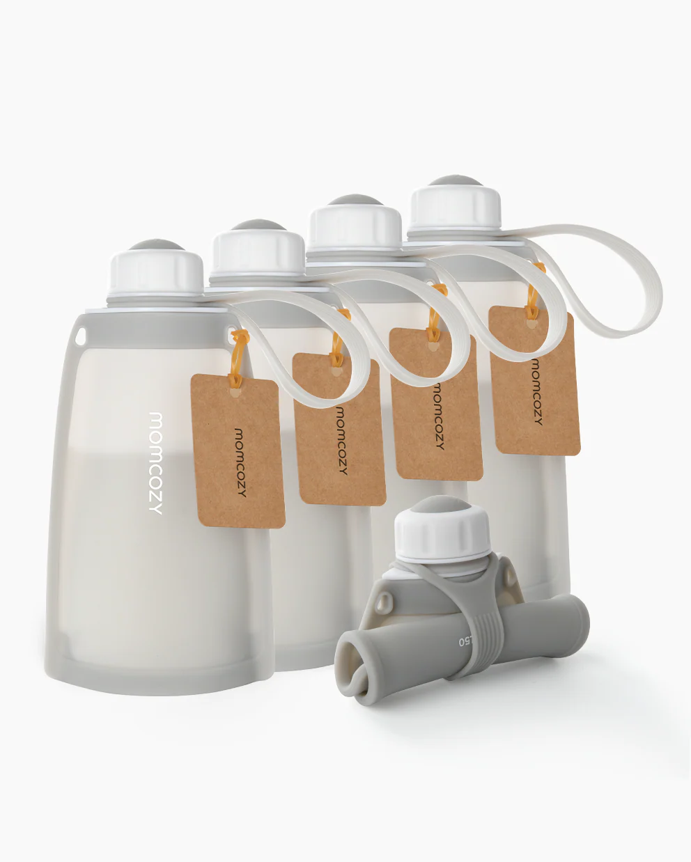 Reusable Silicone Breastmilk Storage Bags 5pcs - Image 9