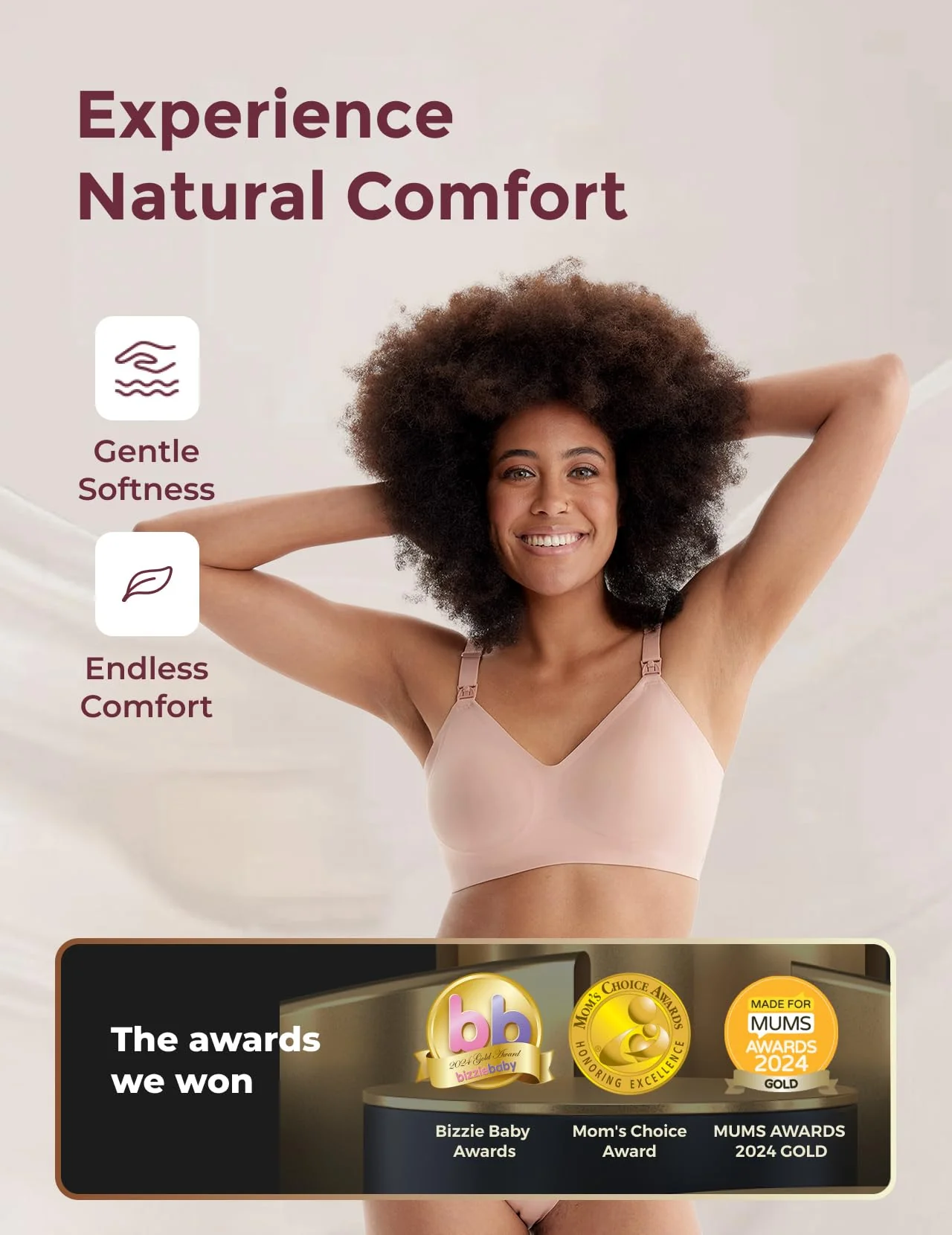 Ultra Soft Seamless Nursing Bra YN21 - Image 9