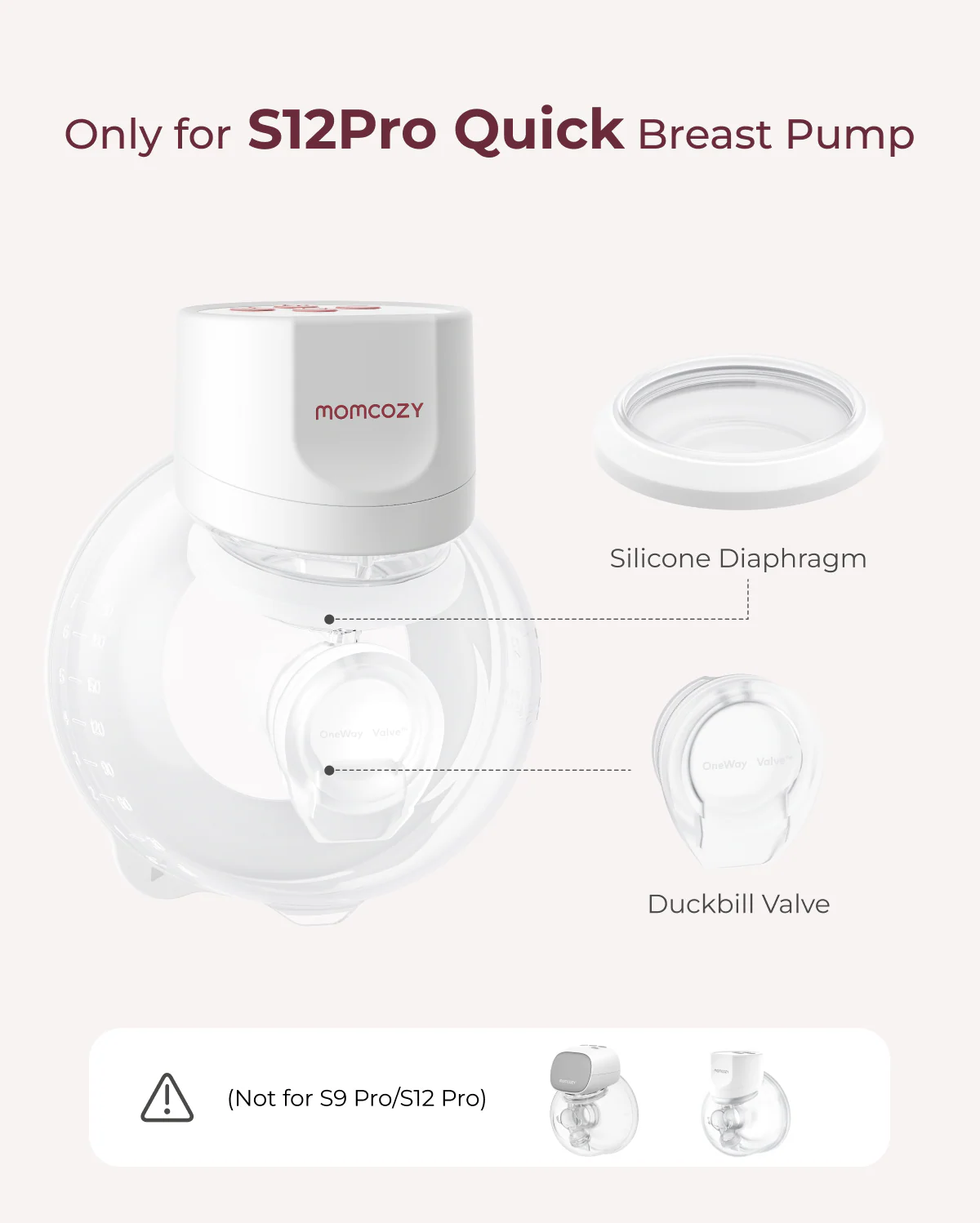 S12 Pro Quick Breast Pump Replacement Parts - Image 24