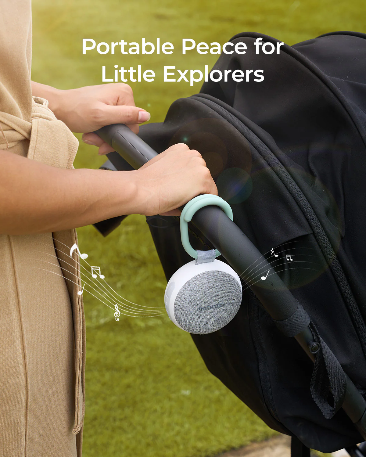Outing Bundle: Momcozy ChangeGo Baby Stroller & Portable Sound Machine - Image 3