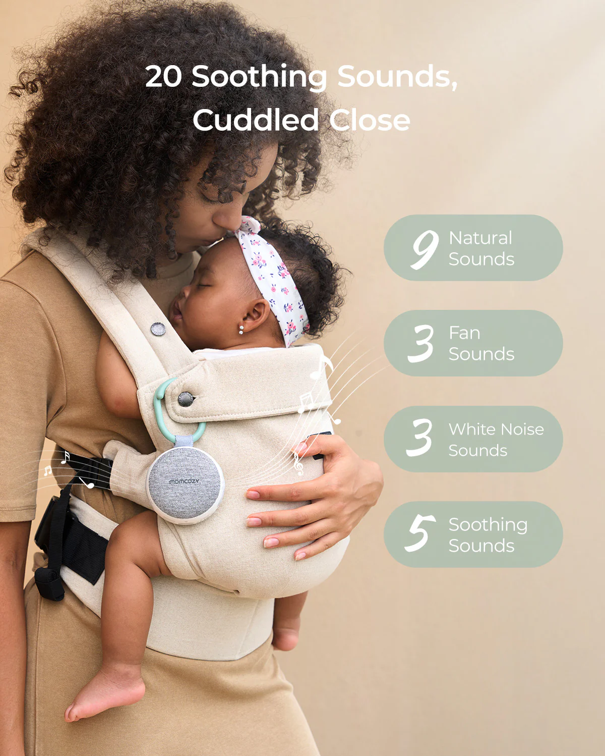 Outing Bundle: Momcozy ChangeGo Baby Stroller & Portable Sound Machine - Image 8