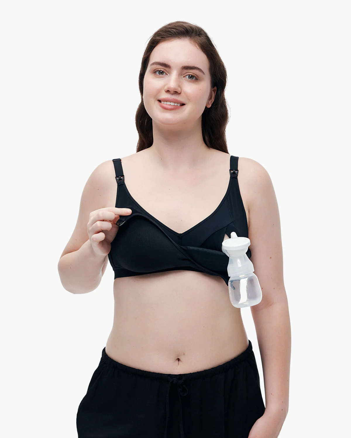 Momcozy Tencel™ Fabric Seamless Breast Pump Bra - Image 10