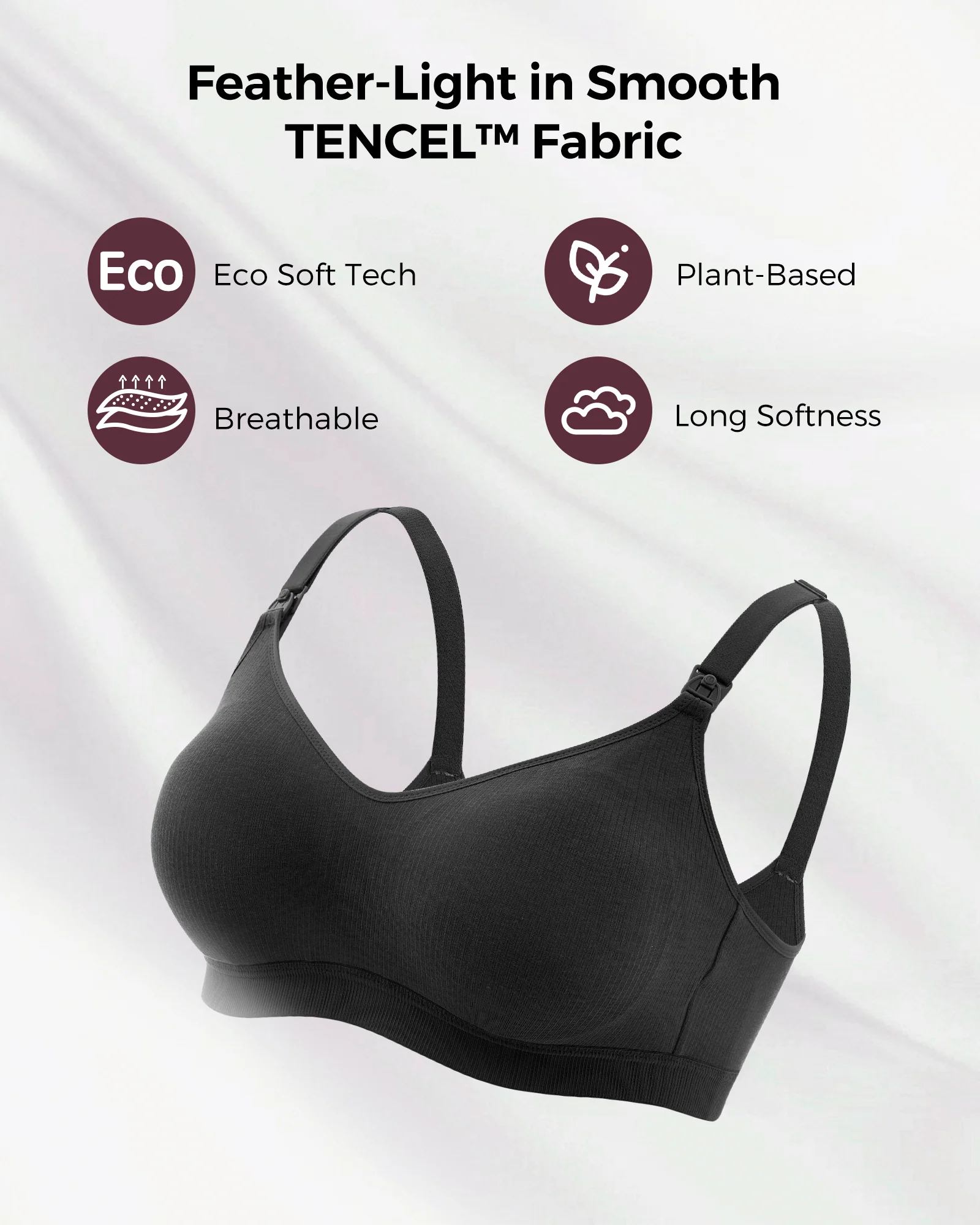 Momcozy Tencel™ Fabric Seamless Breast Pump Bra - Image 11