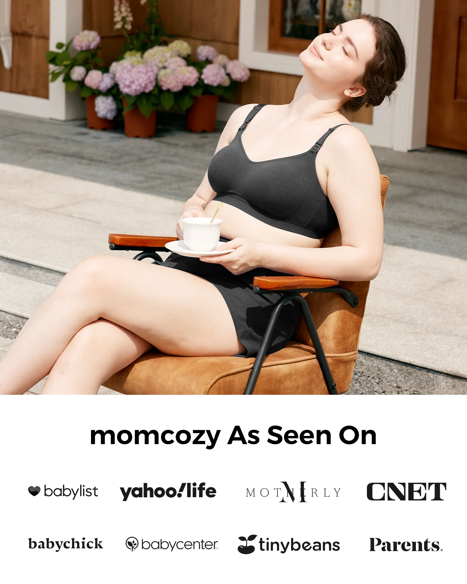 Momcozy Tencel™ Fabric Seamless Breast Pump Bra - Image 16