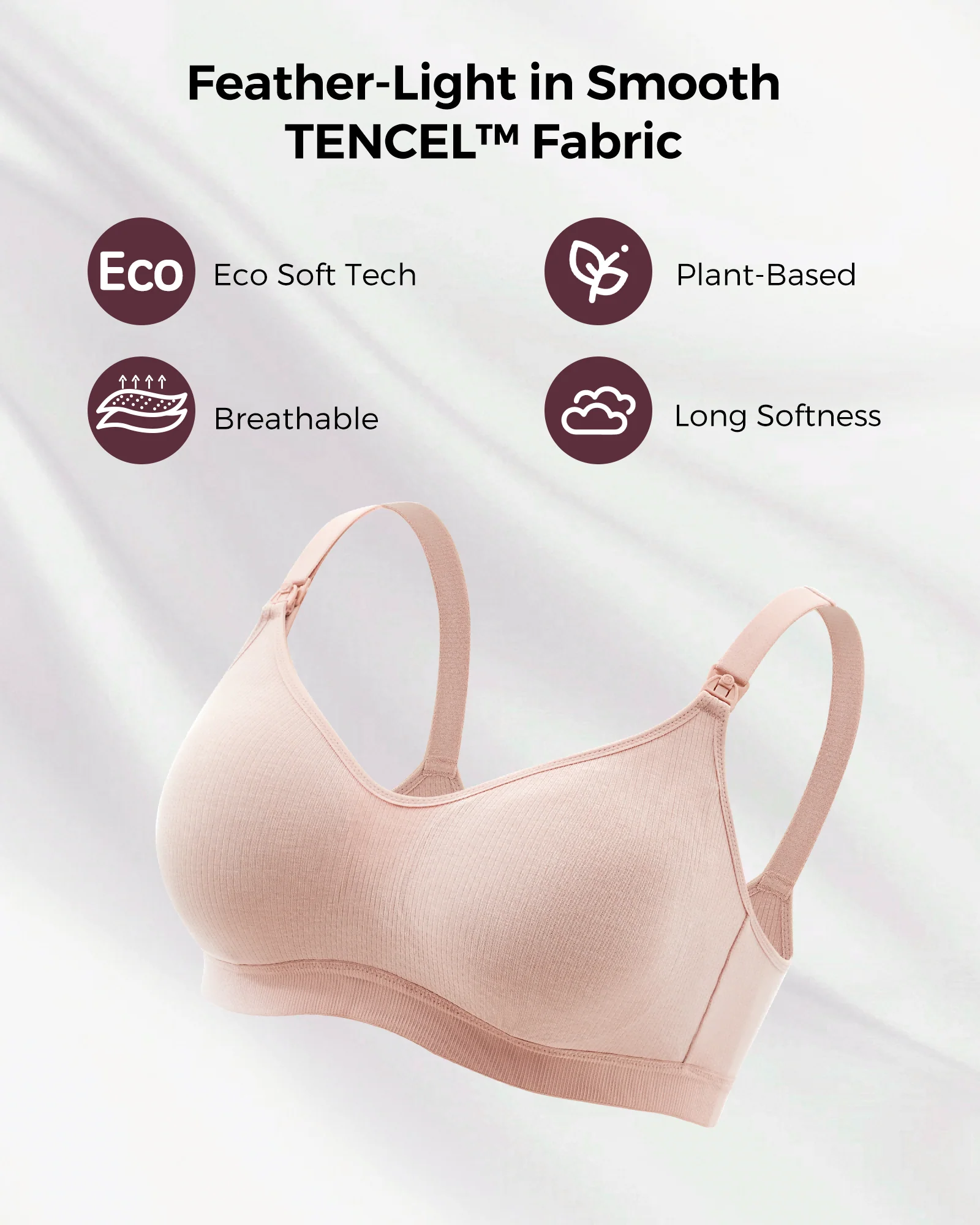Momcozy Tencel™ Fabric Seamless Breast Pump Bra - Image 18