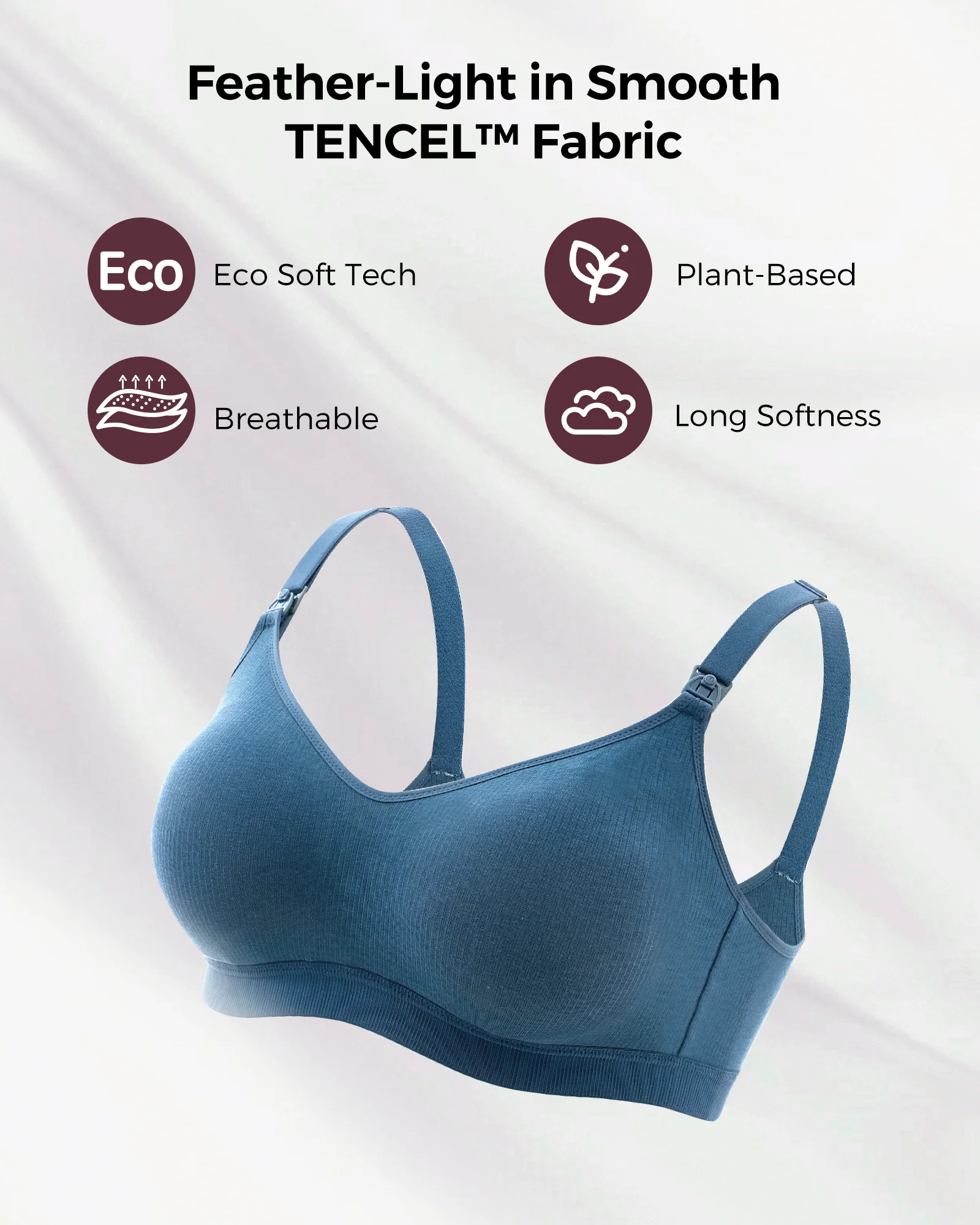 Momcozy Tencel™ Fabric Seamless Breast Pump Bra - Image 26