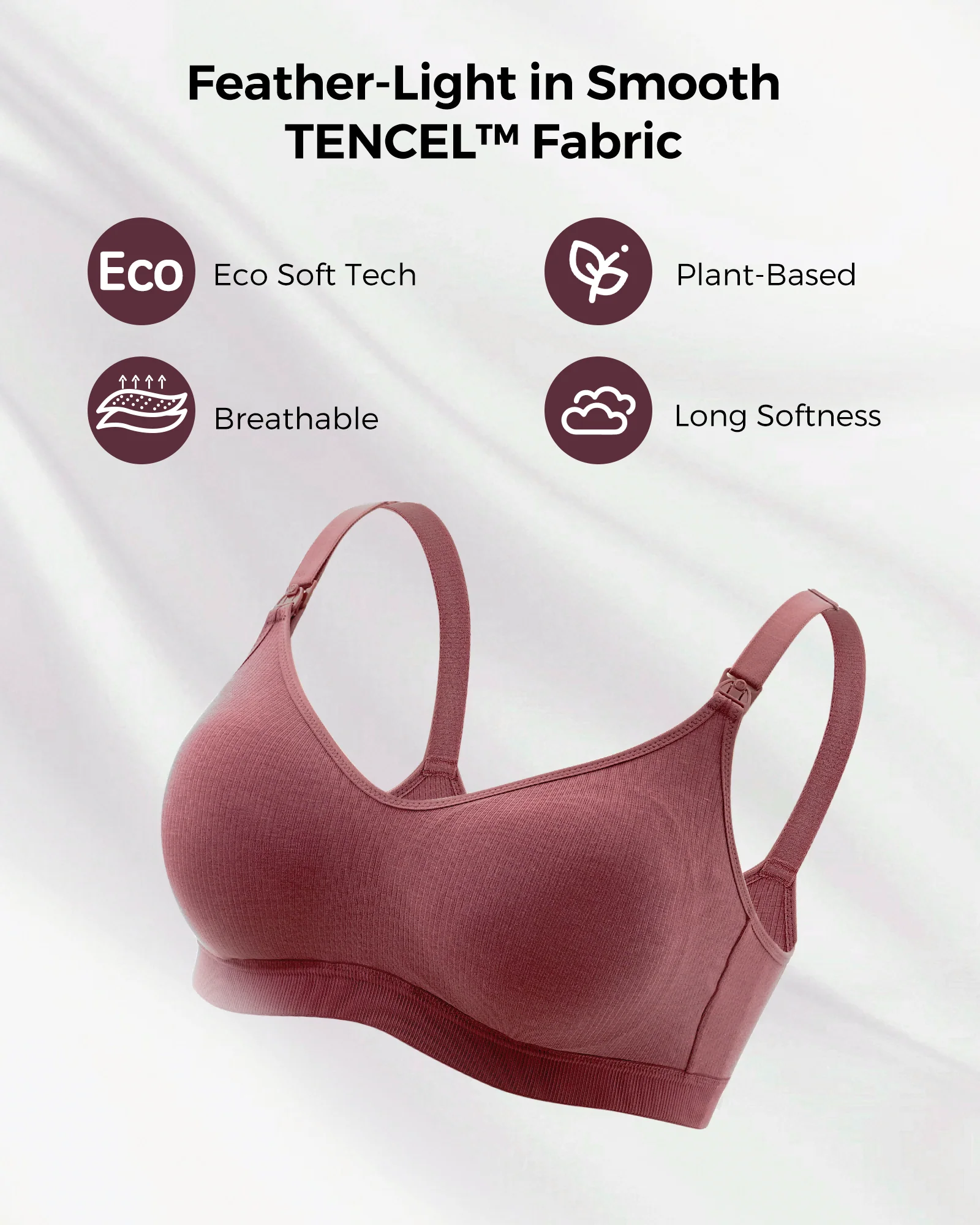 Momcozy Tencel™ Fabric Seamless Breast Pump Bra - Image 3