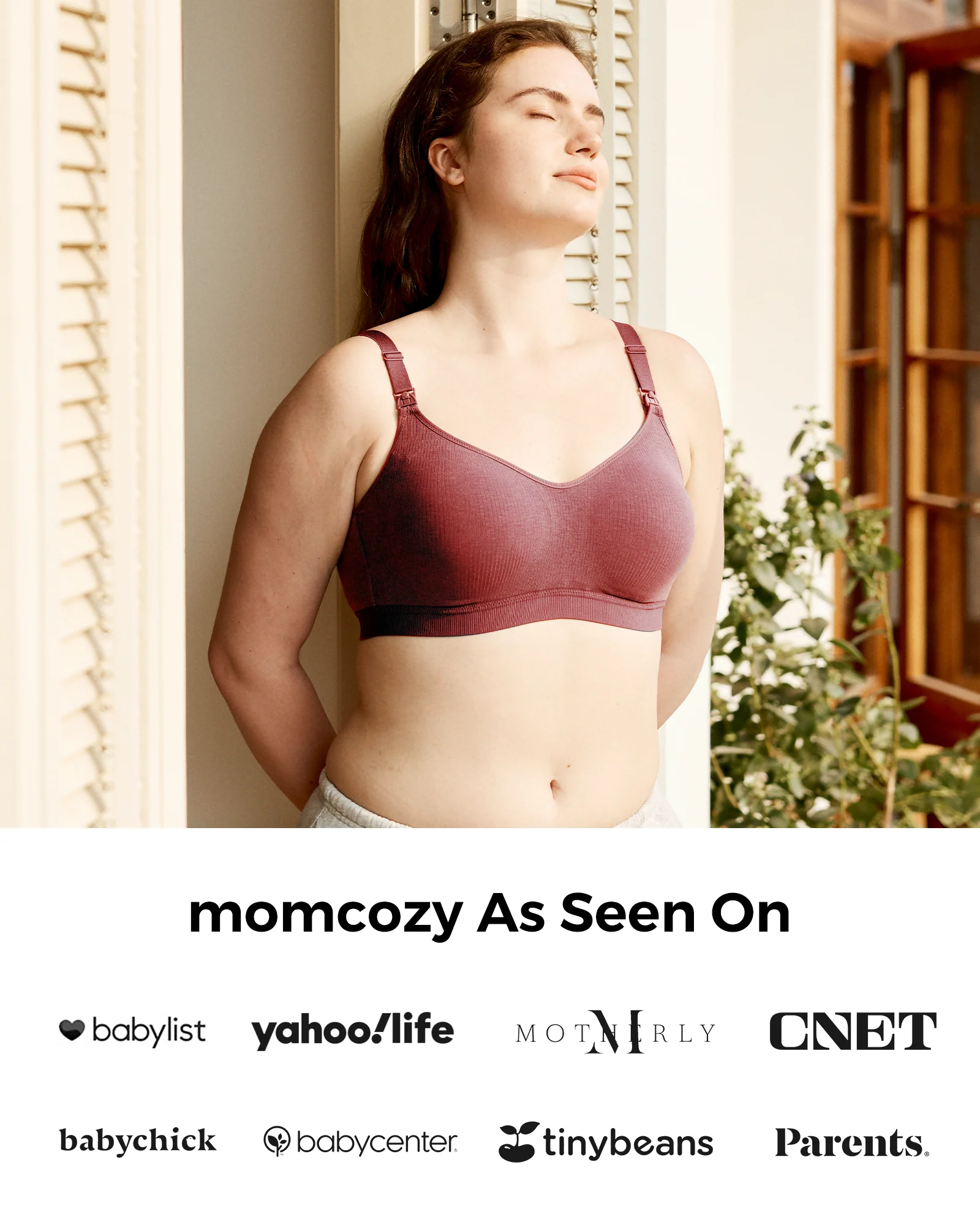 Momcozy Tencel™ Fabric Seamless Breast Pump Bra - Image 8