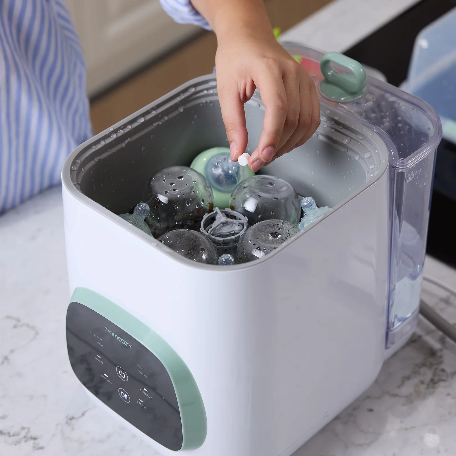 Time-Saving Cleaning Bundle: KleanPal Pro Bottle Washer + 120 Cleaning Tablets - Image 10