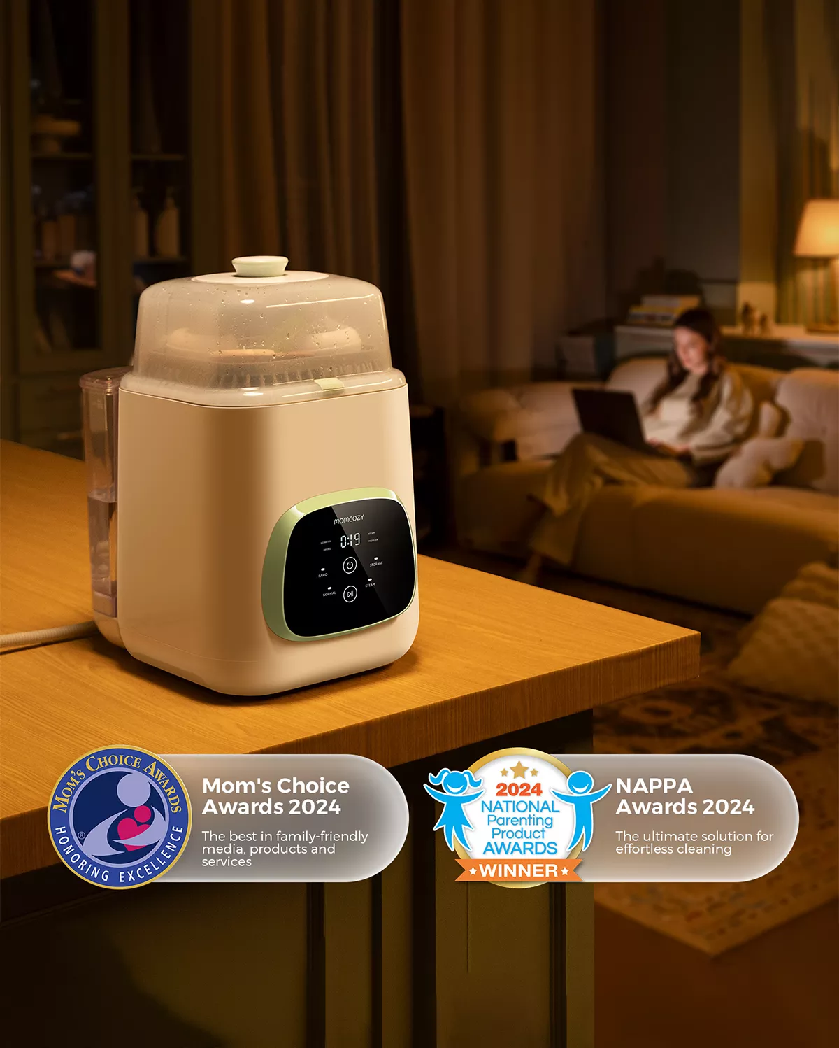 Momcozy KleanPal Pro Baby Bottle Washer and Sterilizer - Image 9