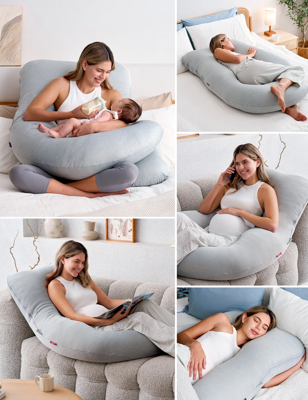 Huggable -  U Shaped Maternity Body Pillow - Image 15