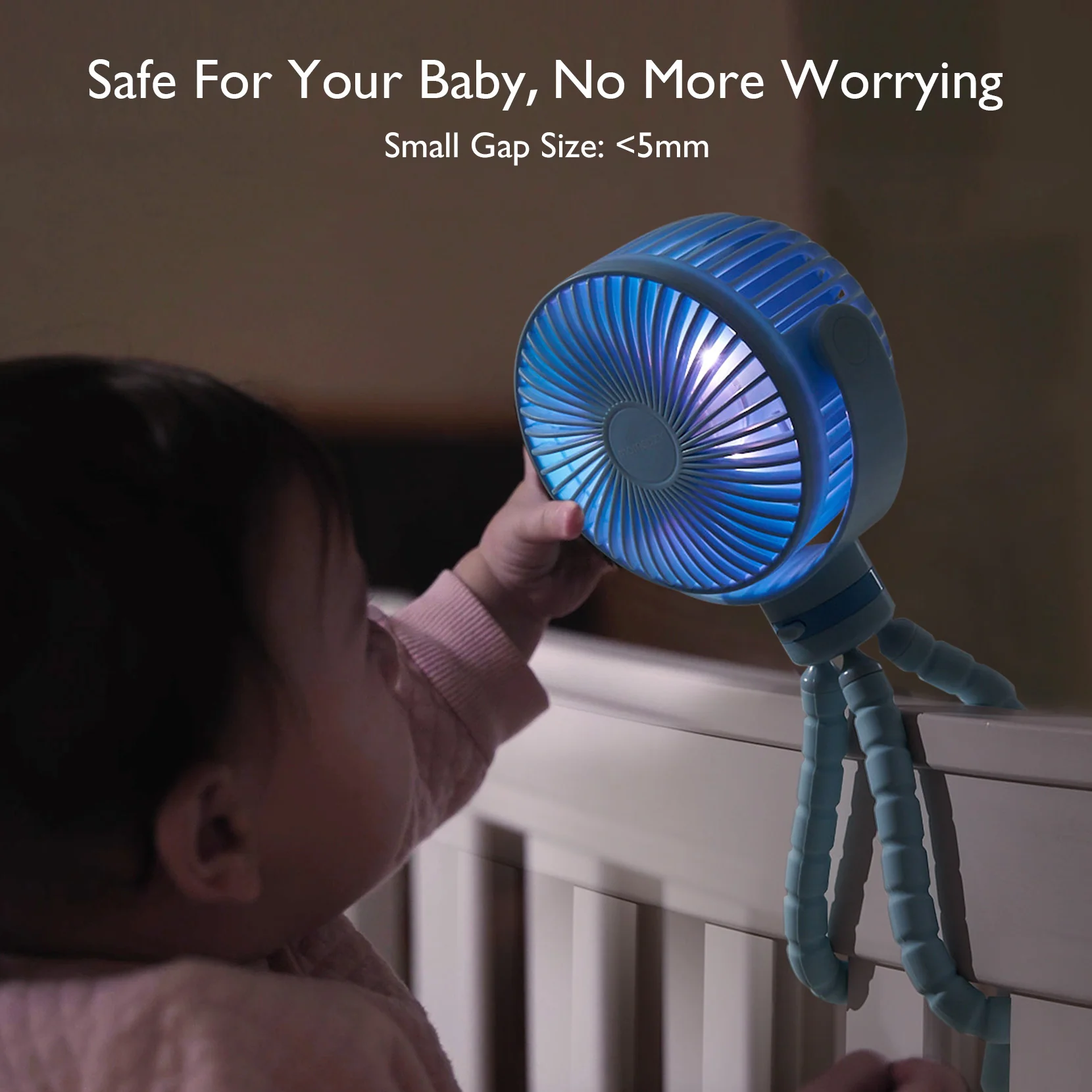 USB Rechargeable Handheld Cooling Fan for Travel - Image 46