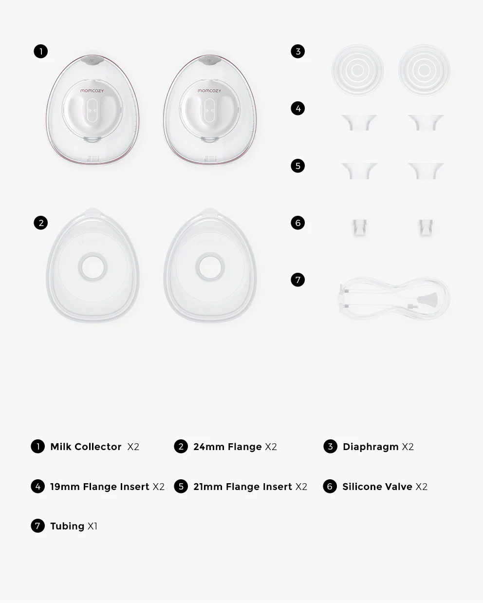 V1/V2 Hands-Free Breast Pump Replacement Parts - Image 54
