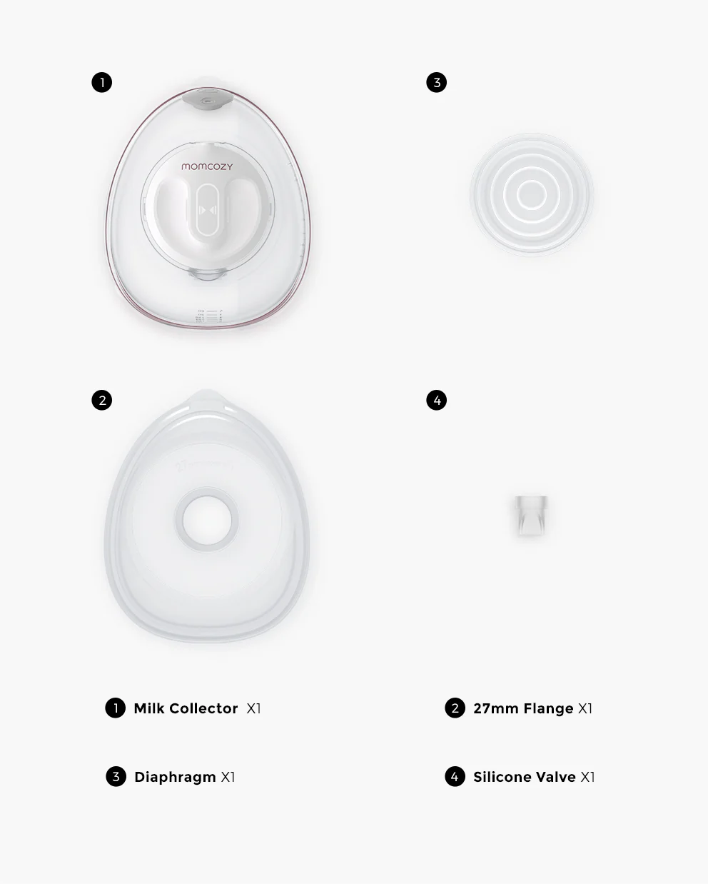 V1/V2 Hands-Free Breast Pump Replacement Parts - Image 56