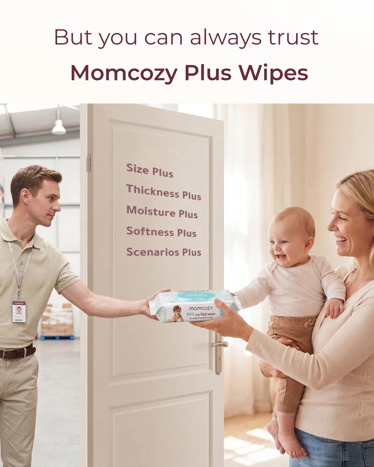 99% Water Baby Wipes - Higher Level of Purity - Image 4